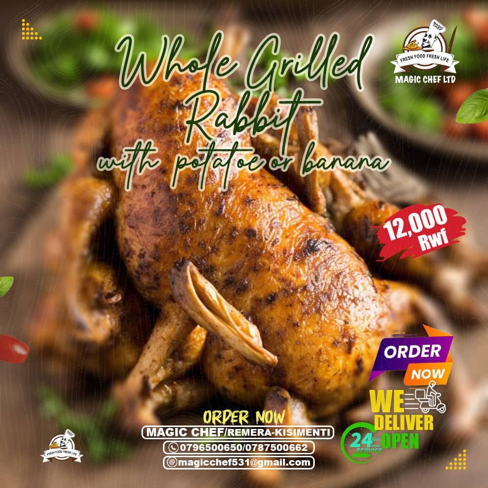 Whole Grilled Rabbit 